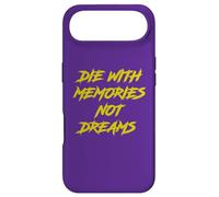 Die With Memories Not Dreams In Yellow Font Case for iPhone Air