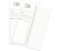 Die Zeit Box - Timeboxing Daily Planner Pad - To Do List - A5 English 2 x 50 Pages (100 Days) - Minimalist Tasks, Appointment & Schedule According to Proven Timeboxing Method