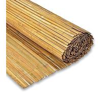 DiebaNova Natural Bamboo Slat Screening Rol,l Garden Sunscreen Privacy Fenc,e 4m Wide Panels Patio/Balcony/Outdoor Space Protective Screen - Available in 5 Sizes (1.8m x 4m)