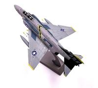 Diecast 1 100 Ghost Pirate Flag Squadron F-4B Fighter Model Desktop Decoration Miniatures Toy's Set