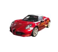 Diecast 1/18 For 4C Scale Model Vehicle Model Toys Collection Decoration Display Yellow For Vehicles Fans(Red)