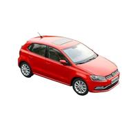 Diecast 1 18 For NEW POLO 2016 Scale Skoda Fabia Scout Simulation Alloy Static Car Model Fans Collection Home Decoration Metal Ornaments Mini Replica Toys(Red)