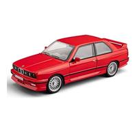 Diecast 1:24 1988 For BMW M3 E30 Alloy Car Models Scale Realistic Vehicle Model Kits Ornaments Collection Souvenirs Keepsake(Red)