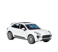 Diecast 1:24 For Porsche Turbo SUV Alloy Car Models Scale Realistic Vehicle Model Kits Ornaments Collection Souvenirs Keepsake(White)