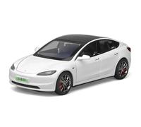 Diecast 1:32 For TESLA Model 3 Alloy Model Car Diecasts Metal Casting Sound And Light Collectible Metal Souvenirs Keepsake(White)