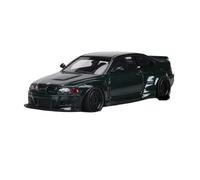 Diecast 1:64 For BMW E46 M3 Resin Car Model Scale Simulation Vehicle Model Kits Ornaments Collection Souvenirs Keepsake(Green)