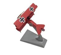 Diecast 1 72 Dr-1 Red Baron Alloy Fighter Model Desktop Decoration Miniatures Toy's Set