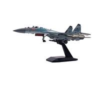 Diecast Aeroplanes 1：100 For Su 35 Fighte Airplane Model Die Cast Alloy Scale Simulation Aircraft Model Collection Display(A)