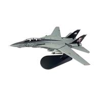 Diecast Aeroplanes 1/100 For Tomcat F-14 Die-cast Metal Fighter VF103 Christmas Cat Squadron Alloy Airplane Model Collectible (with Stand) Display Gift