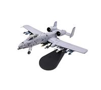 Diecast Aeroplanes 1:100 US A-10 A10 Thunderbolt II Warthog Hog Attack Aircraft Fighter Die Cast Metal Airplane Model Toy(B)