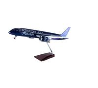 Diecast Aeroplanes 1:130 For Riyadh B787-8 Airlines Resin Aircraft Model With Lights Display Stand Collectible(With light)