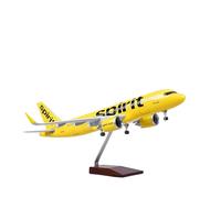 Diecast Aeroplanes 1:80 For NEO Spirit A320 Airlines Model Plane Resin With LED Landing Gear Aviation Enthusiast Gift(NO light)