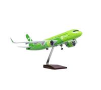 Diecast Aeroplanes 1:80 For Siberia S7 A320 Neo Resin Airplane Model Living Room Decoration With Landing Gear And Light(No light)