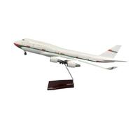 Diecast Aeroplanes 47cm For Aircraft B747 Aman Presidents Special Plane Model With Touch Lights Wheels Airplane Decoration(With light)