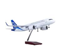 Diecast Airplane Toys 1/80 Scale For Aircraft A320 NEO Express Airlines Airbus Light With LED Lightfor Collection Fine Craft Model Airplane For Collection And Display(With light)