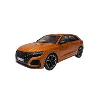 Diecast Car 1:18 Paragon High Performance RS Q8 2018 Car Model SUV Alloy Vehicle Static Keepsake Display Mini Car Toy