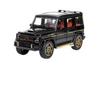 Diecast Car Model 1:24 for G63 AMG alloy car model off-road vehicle ornaments collection not include batteries(Blackone)