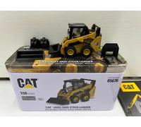 Diecast Masters 85662 - Cat M323F Two-Way Excavator Cat, Yellow, 1:50 Scale, Ages 14, in Tin Box, Suitable for Collectors