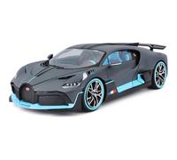 Diecast Model Car 1:18 Flat Dark Grey Metal Die-Cast Supercar Replica WithDoors
