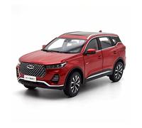 Diecast Model Car 1 18 For Chery Off-road Vehicle SUV Red Coupe Alloy Car Diecast Model As An Office Decoration Miniature Vehicle