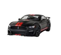 Diecast Model Car 1 18 For Ford Cobra Mustang Shelby Gt500 Car Alloy Simulation Car Model As A New Year Gift Miniature Vehicle(Black)