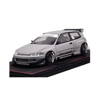Diecast Model Car 1:18 For Honda Civic EG6 Pandem 1:18 Classics Souvenir Cars Model Replica Vehicles Collection Miniature Vehicle