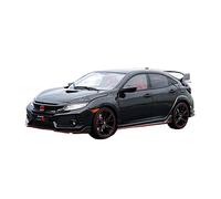 Diecast Model Car 1 18 For Honda Civic Type-R Fk8 Collectible Simulation Zinc Alloy Car Model As Business Gift Miniature Vehicle(Black)