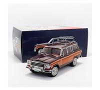 Diecast Model Car 1:18 For Jim Wagoneer Wagoneer Full Open Alloy Car Model Miniature Scale Classic Vehicles Ornament Miniature Vehicle(Red)