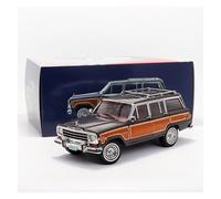 Diecast Model Car 1:18 For Jim Wagoneer Wagoneer Full Open Alloy Car Model Miniature Scale Classic Vehicles Ornament Miniature Vehicle(Brown)
