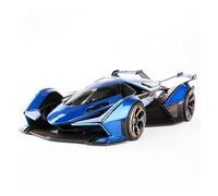 Diecast Model Car 1 18 For Lambo V12 Sports Car Simulation Zinc Alloy Diecast Car Model For Adult Business Gift Miniature Vehicle(Blue)