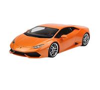 Diecast Model Car 1 18 For Lamborghini Huracan LP610-4 Static SUV Simulation Car Model Die-Cast Vehicle Collection Ornaments Miniature Vehicle(Orange)