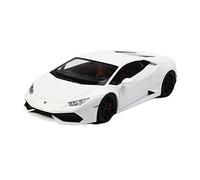 Diecast Model Car 1 18 For Lamborghini Huracan LP610-4 Static SUV Simulation Car Model Die-Cast Vehicle Collection Ornaments Miniature Vehicle(White)