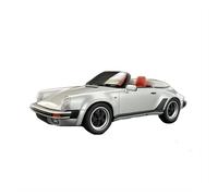 Diecast Model Car 1:18 For Porsche 911 3.2 SPEEDSTER Silver Die-cast Model Car Miniature Vehicle Adult Toy Collection Miniature Vehicle