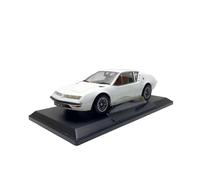 Diecast Model Car 1:18 For Renault Alpine Alpine A310 1600vf Simulation Car Model Metal Vehicle Collections Static Display Miniature Vehicle(White)