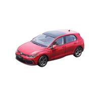 Diecast Model Car 1 18 For Volkswagen Golf 8th Generation Classic Coupe Alloy Toy Car Model As A New Year Gift Miniature Vehicle(Red)