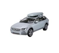 Diecast Model Car 1:18 For VOLVO V90 CC Classic Vehicle Simulation Alloy Model Home Decoration Metal Car Collectibles Miniature Vehicle(Silver)