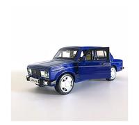Diecast Model Car 1 32 For Russian LADA 2106 Diecast Metal Alloy Model Car Toys Simulation Car Boys' Gift Pull Back Car Miniature Vehicle(Blue)