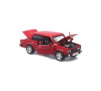 Diecast Model Car 1 32 For Russian LADA 2106 Diecast Metal Alloy Model Car Toys Simulation Car Boys' Gift Pull Back Car Miniature Vehicle(Red)