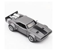 Diecast Model Car 1 32 Imitation Alloy Model Car For Dodge Ice Charger Pull Back With Sound And Light Metal Car Toy Diecast Car Miniature Vehicle(Grey)