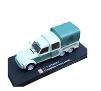 Diecast Model Car 1:43 For CITROEN 2CV L'ACADIANE 6 ROUESBACHEE 3-axle Pickup With Shed Classic Car Model Collection Miniature Vehicle
