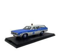 Diecast Model Car 1:43 For Ford Galaxie Pan Am Resin Patrol Police Car Model Simulated Small Vehicle Birthday Gift Miniature Vehicle