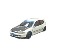 Diecast Model Car 1:43 For Honda Civic EG6 Spoon Jdm Simulation Car Model Resin Collection Vehicle Miniature Vehicle