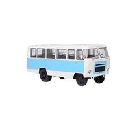 Diecast Model Car 1 43 For KUBAN-G1A1 Russian Soviet Children's School Bus Classic Bus Model Collection Display Miniature Vehicle