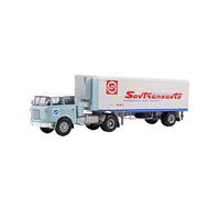 Diecast Model Car 1 43 For Skoda 706MT Russian Refrigerated Container Trailer Alloy Model Display Ornaments Miniature Vehicle