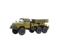 Diecast Model Car 1 43 For ZIL-131 GRAD-1 Soviet Vehicle-mounted Rocket Artillery Military Model Collection Miniature Vehicle