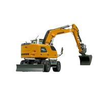 Diecast Model Car 1:50 For Liebherr A918 Excavator Alloy Simulation Engineering Vehicle Model Collection Metal Decoration Miniature Vehicle