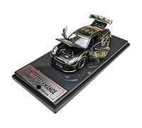 Diecast Model Car 1 64 For LB Works Alloy Full Open Ares GTR R35 Black Gold JPS Wide Body Modified Model Collection Ornaments Miniature Vehicle