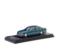 Diecast Model Car 1:64 For Mercedes-Benz W140 S600 Street Weapon Alloy Car Model Mini Vehicle Ornament Miniature Vehicle