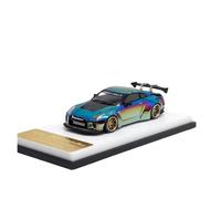 Diecast Model Car 1:64 For Nissan 35GT-RR MC GTR R35 Wide Body Modified Version Alloy Car Model Static Display Miniature Vehicle