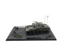 Diecast Model Car 1:72 For Tigerll-Berlin 1945 Diecast Tank Model Scene Decoration Fan Collection Souvenir Miniature Vehicle(Style B)